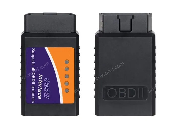 OBD2 Bluetooth with 25K80 chip ELM327 automotive engine fault detection hardware