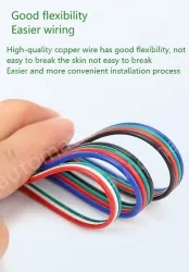 LED light connecting cable 16AWG*8 and (26/0.254TS)