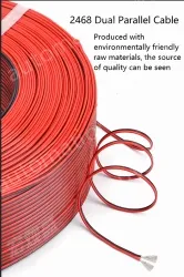 Cabinet Light Power Cord 22AWG (17/0.14TS) Red and Black