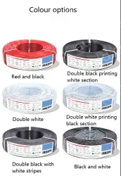 Cabinet Light Power Cord 22AWG (17/0.14TS) Red and Black
