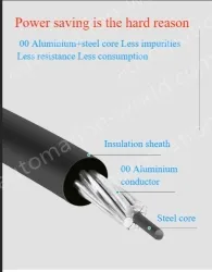 Steel core insulated wire 1KV*JKLGYJ-300/25