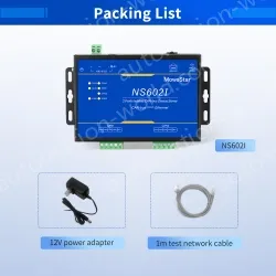 2 Ports CAN-bus To Ethernet Opto-isolated Wall-mounted Ethernet CAN-bus Server