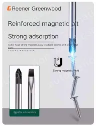 Slotted screwdriver 3*200