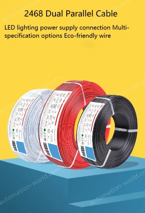 Cabinet Light Power Cord 22AWG (17/0.14TS) Red and Black