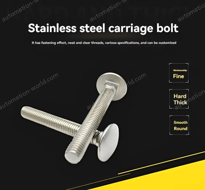Big head carriage bolt M6*12